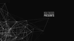 3D Dark Motion Design Technology Lines Text Titles Logo Reveal Animation Intro Stock After Effects