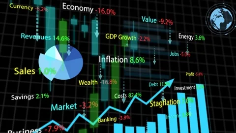3D dashboard starting with ANALYSING DATA Stock Footage 335651880