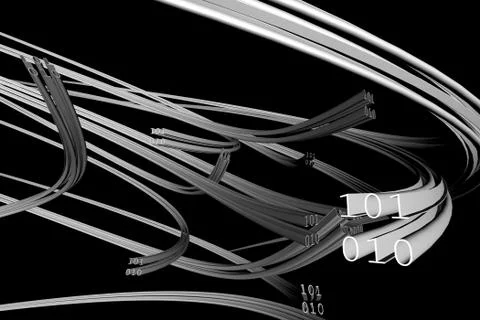 3d data Stockillustratie