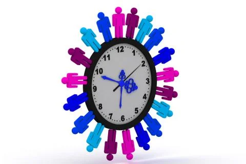 3d Deadline Concept Stock Illustration