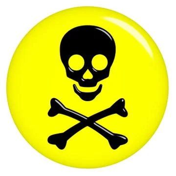 3D Death Sign Stock Illustration