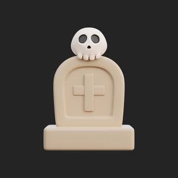 3d decorative elements for Halloween, trick or treat, october holiday, cart.. Illustrazione stock