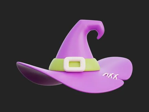 3d decorative elements for Halloween, trick or treat, october holiday, cart.. 스톡 일러스트