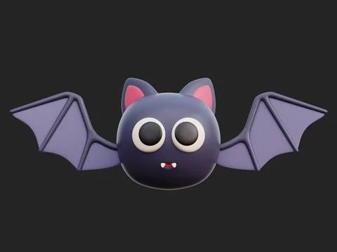 3d decorative elements for Halloween, trick or treat, october holiday, cart.. Stock Illustration