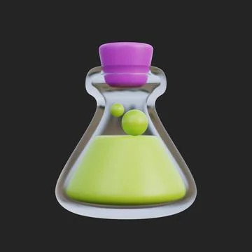 3d decorative elements for Halloween, trick or treat, october holiday, cart.. Stock Illustration