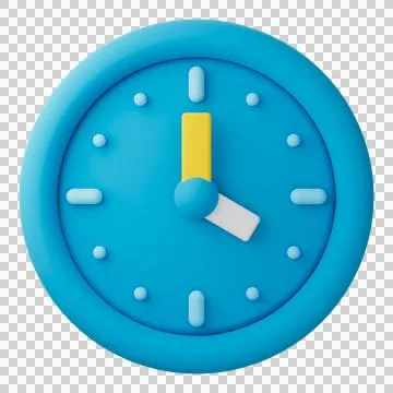 3D Design Clock  (16.00) Illustrazione stock
