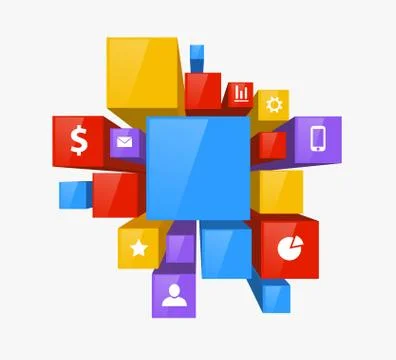 3d design Stock Illustration