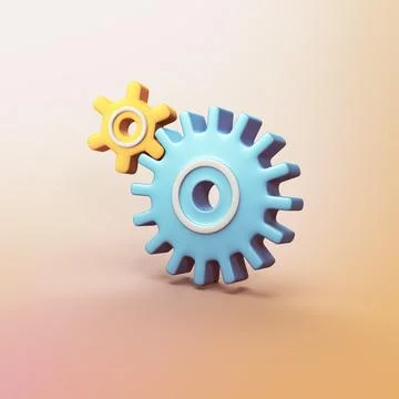3d design object icon wheels Stock Illustration
