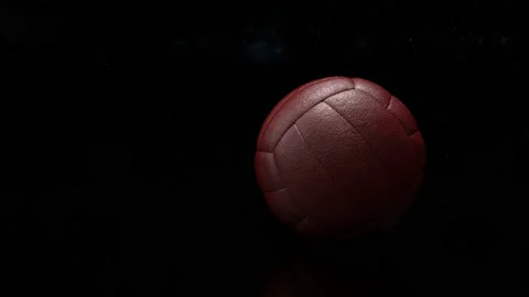 3d design of retro volleyball balls on t... | Stock Video | Pond5