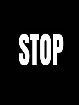 3d design saying STOP イラスト素材