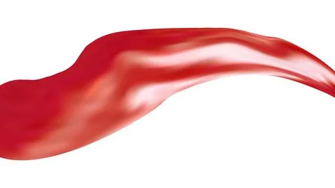 3d design with silk texture cloth background. Stock Illustration