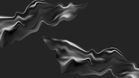 3d design with silk texture cloth background. Stock Illustration