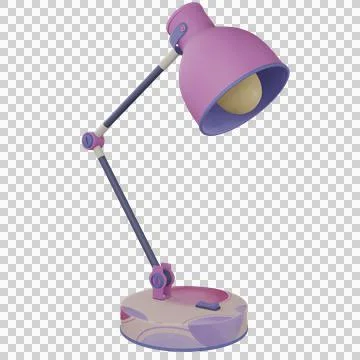 3D Desk Lamp Isolated Object Ilustração Stock