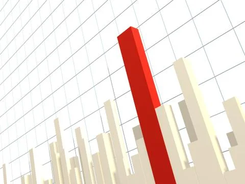 3d diagram Stock Illustration