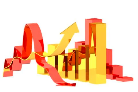 3d diagram Stock Illustration