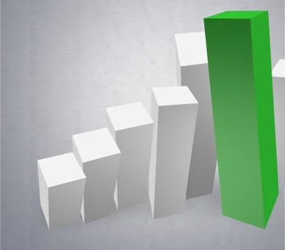 3d diagramm Stock Illustration