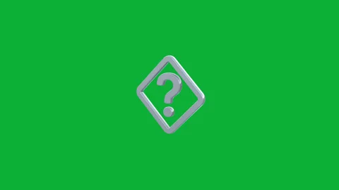 3D Diamond Question Mark Animations for Creative Professionals Stock Footage 272168176