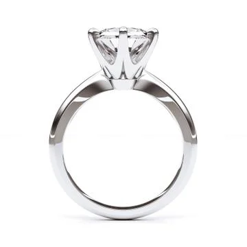 3d diamond ring jullery Stock Illustration