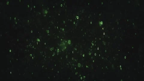 3d Digital Binary Code Data Background Stock Footage 263322056