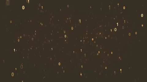 3d Digital Binary Code Data Background Stock Footage 288324051