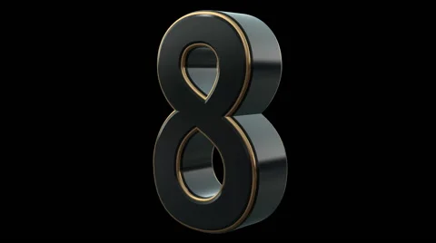 3D Digital Countdown 10 Second Stock Footage 41277263