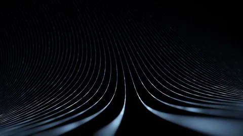 3d digital curved lines technology data loop motion background Stock Footage 338305715
