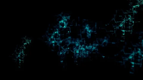 3D digital network. Sign "Black Friday -20 percent" Stock Footage 105976404