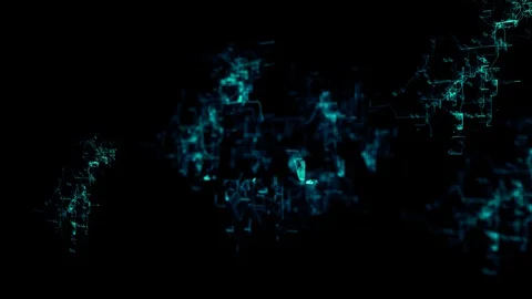 3D digital network. Sign "Xmas Sale" Stock Footage 105976734