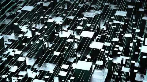 3d Digital technology concept 스톡 동영상 164607734