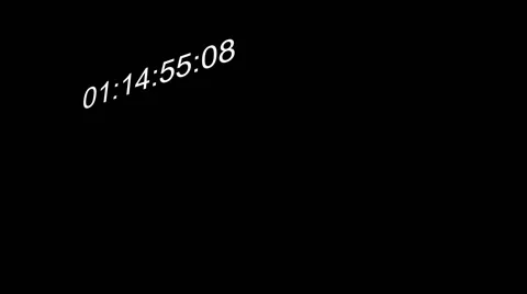 3D digital timer in motion Stock Footage 59697107