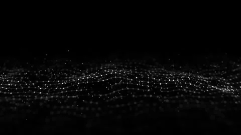 3d digital wave Stock Footage 268688468
