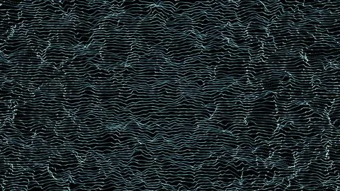 3d digital wave. Technology wave. Flow digital structure. Cyber technology ba Stock Illustration