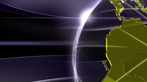 3d Digital World Map News Intro Backgrou... | Stock Video | Pond5