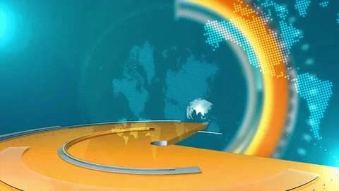 3d Digital World Map News Intro Backgrou... | Stock Video | Pond5