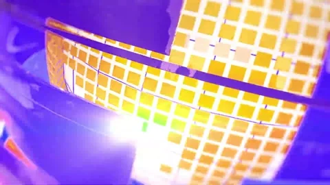 3d Digital World Map News Intro Background Stock Footage 150409761