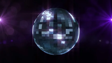 3D Disco Ball2 Video stock 104583207