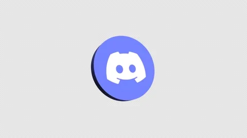 3D Discord Logo 库存影片 171543553