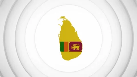 3D Disk with Sri Lanka Map Intro Stock Footage 228232232