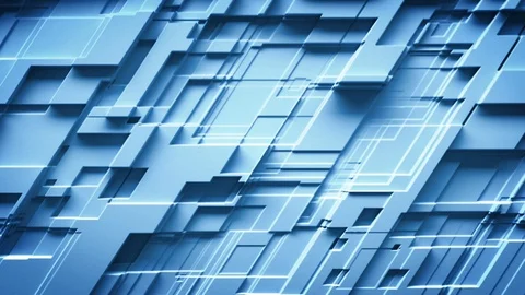 3d displace Wall background Stock Footage 88822686