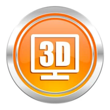 3d display icon. Stock-Illustration