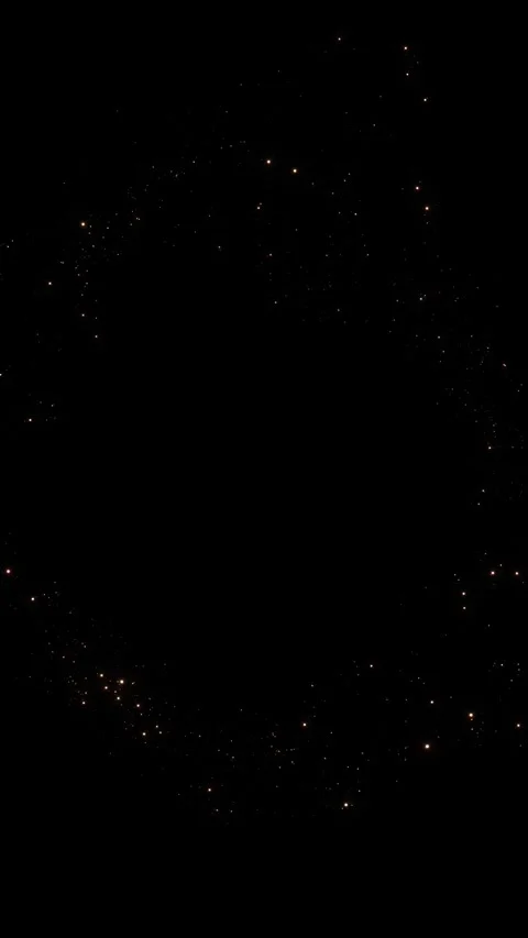 3D display shimmering golden particles dynamic abstract cloud deep backdrop Stock Footage 333955251