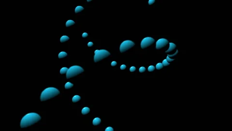 3d Dna Animation Video stock 119421508