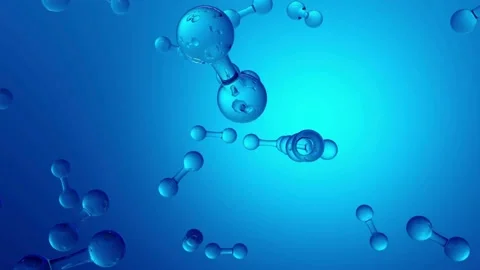 3D DNA Double Helix Animation on Blue Background with Glowing Genetic Molecules3 Stock Footage 342727262