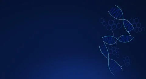 The 3d DNA image for science content. Stock-Illustration