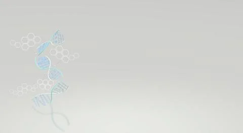 The 3d DNA  image  for science content. Stockfoto's