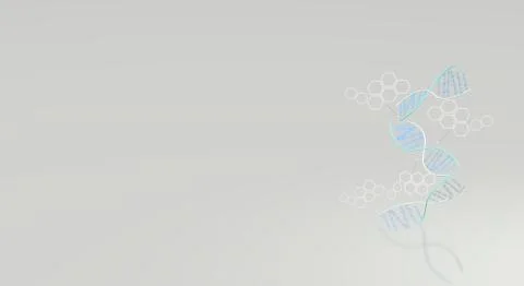 The 3d DNA  image  for science content. Stock Photos