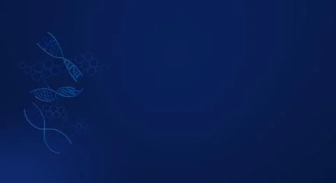 The 3d DNA  image  for science content. Stock Photos