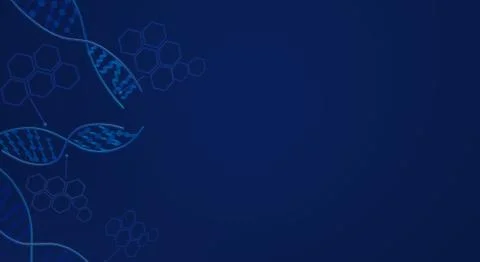 The 3d DNA  image  for science content. Stock Photos