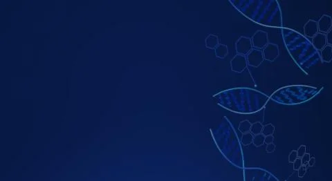 The 3d DNA  image  for science content. Foto stock