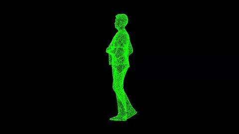 3D Doctor with documents on black background. Medical concept. Woman doctor Stock Illustration